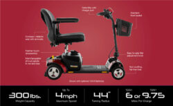 Go Go Elite Traveller 4-Wheel Mobility Scooter - Image 5
